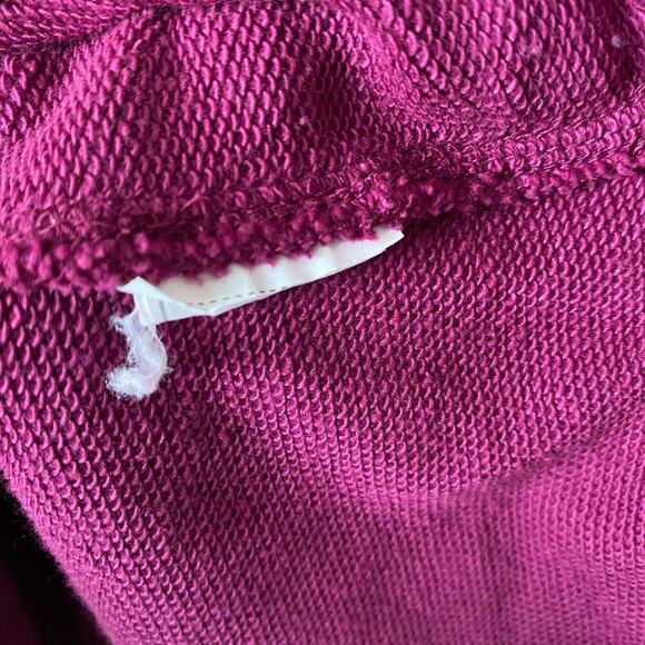 Puma sz L‎ fuchsia pink diagonal zip sweat coat - Picture 6 of 9